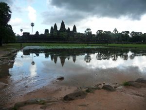 Wonder of World: Angkor Wat in Cambodia.