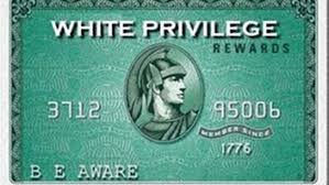 Diners' Club card altered re White privilege statistics.