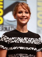 Actress J Lawrence medium shot