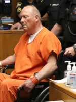 The Golden State Killer? Joseph DeAngelo seated in orange prison garb.