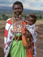 Masai woman and child. Less bullying?
