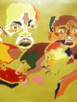 5 head portraits of Martin Luther King, Jr.