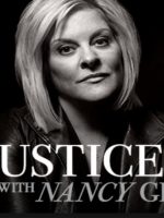 Injustice - black n white photo of host Nancy Grace